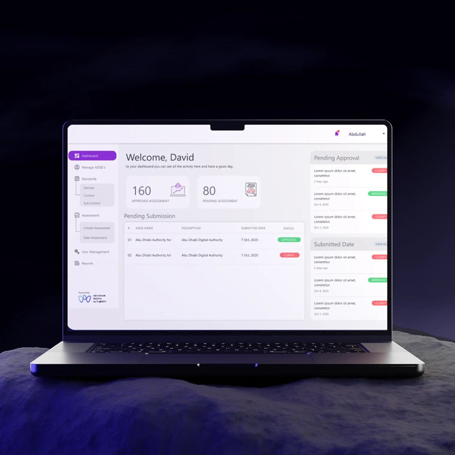 Abu Dhabi Digital Authority hero visual