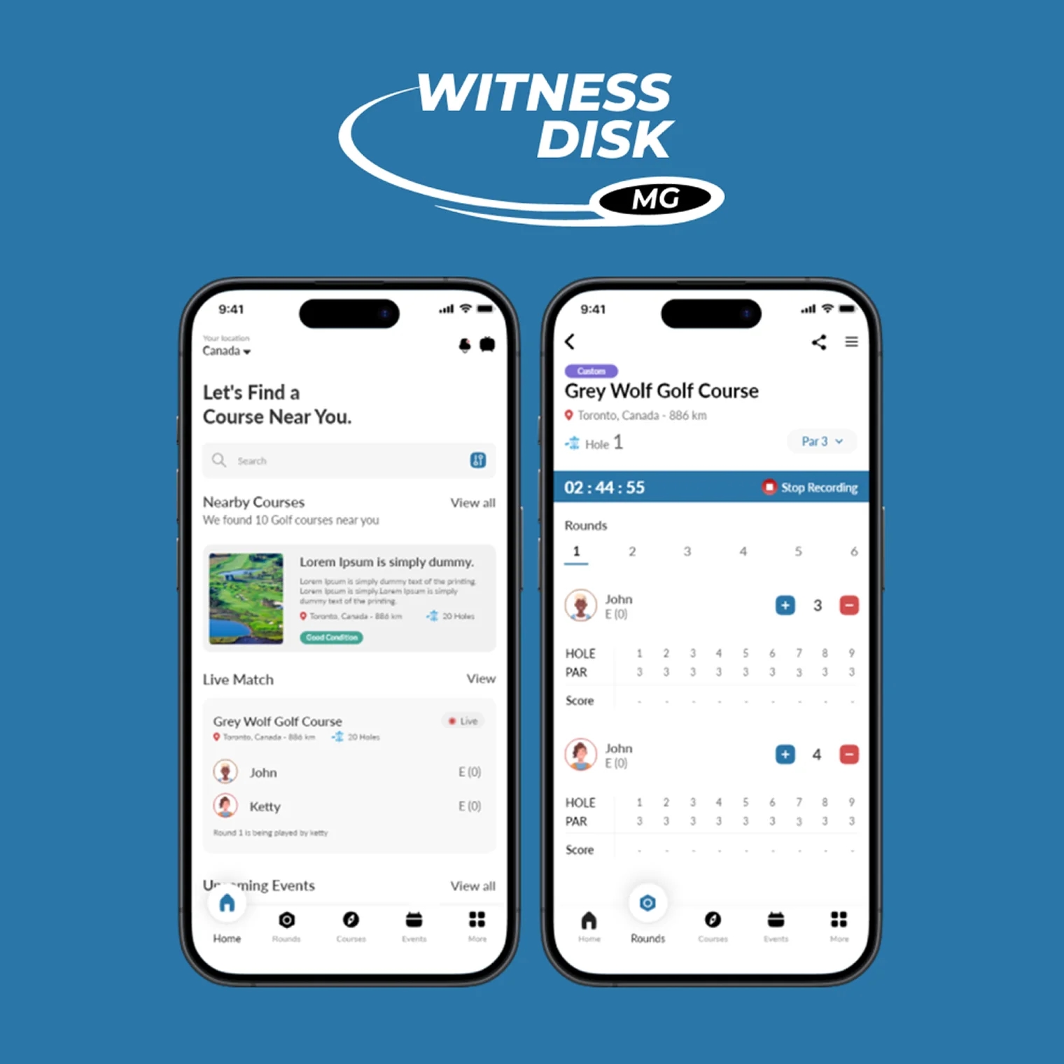 Witness Disk hero visual