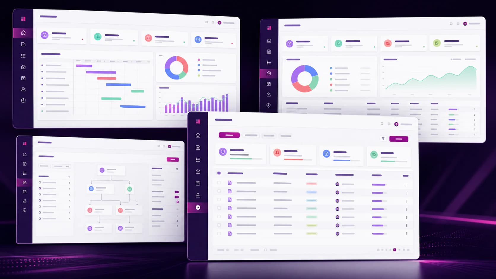 Feature showcase for planning, budgeting, compliance, and workflow administration
