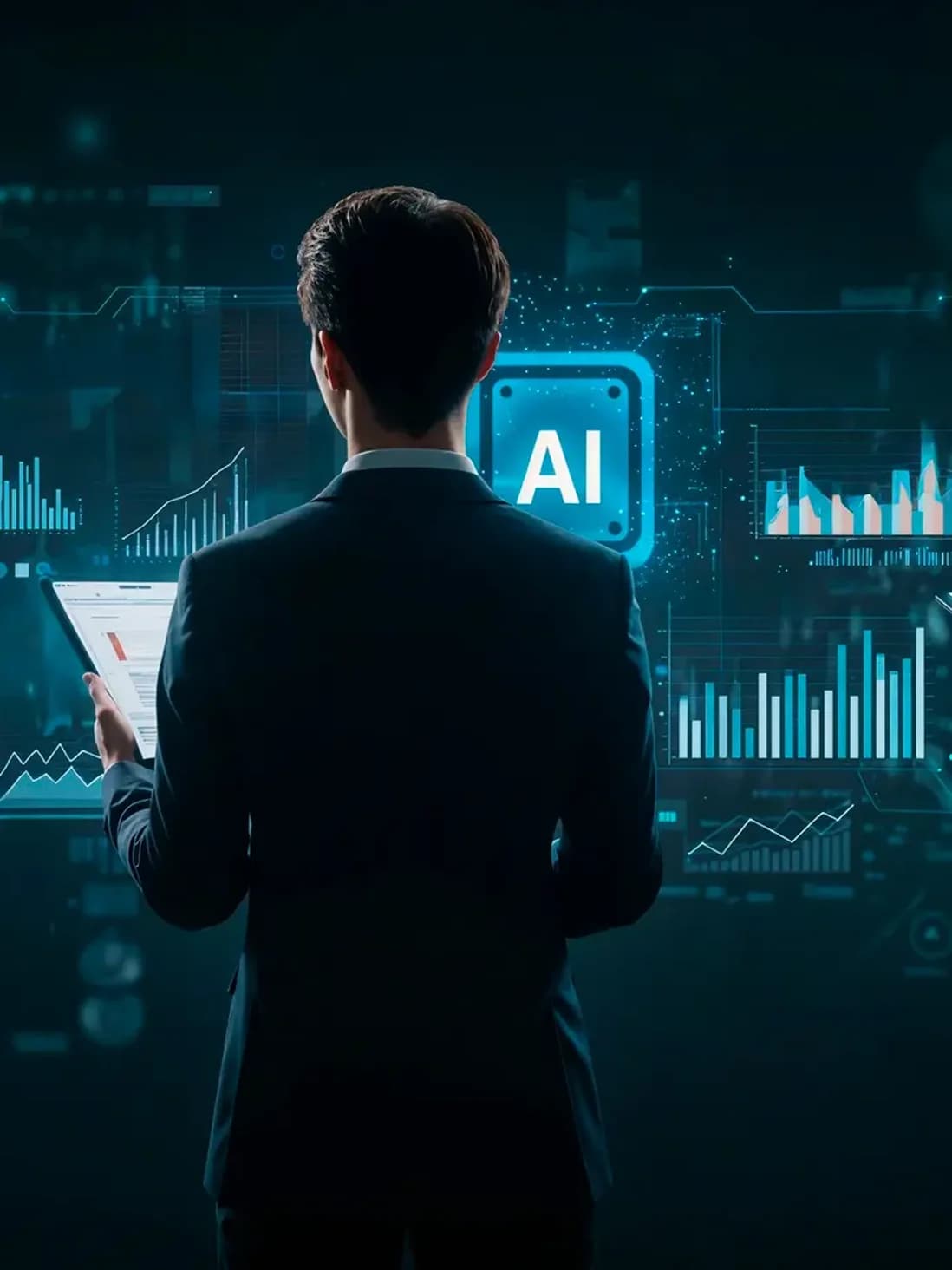 AI consultants discussing implementation strategy