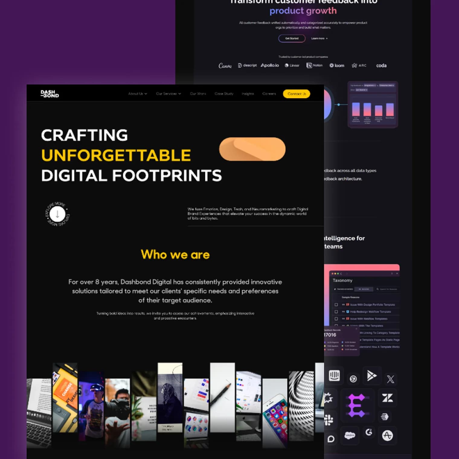 Dash Bond website preview