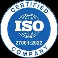 ISO 27001:2022 Certified Company