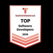 TechReviewer Top Software Developers 2025 badge