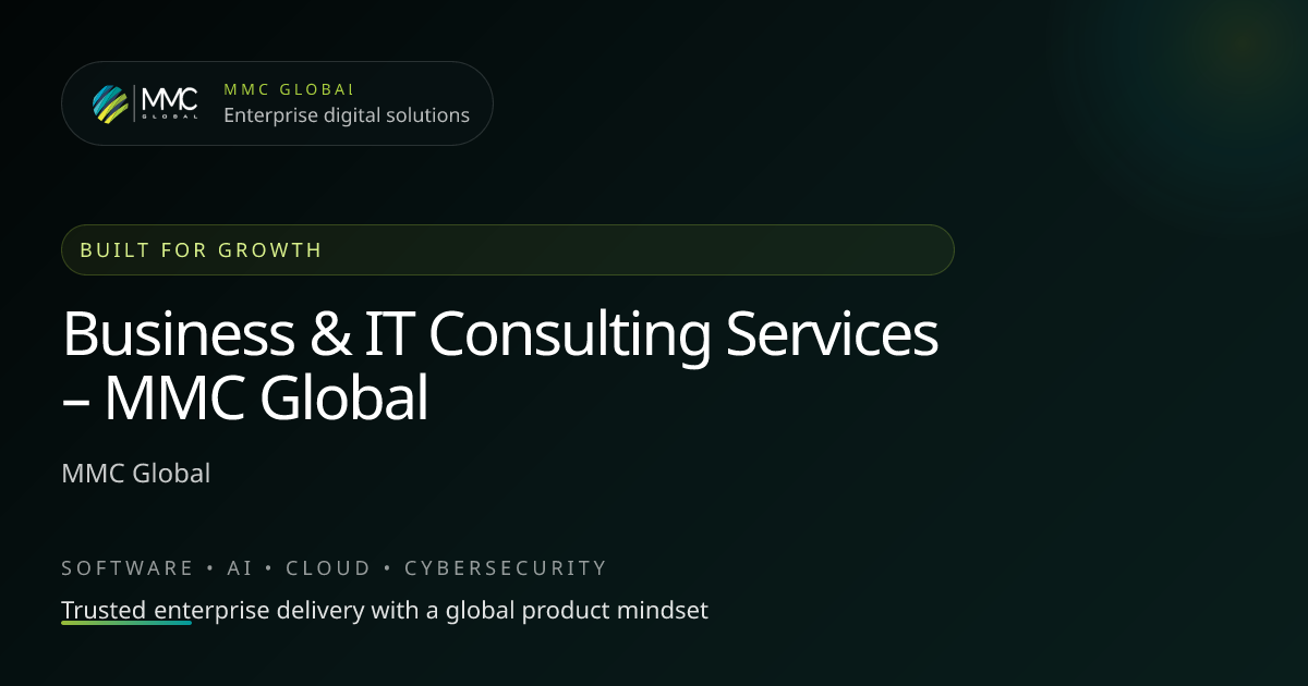 Business & IT Consulting Services – MMC Global