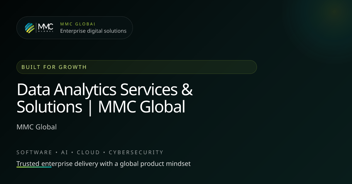 Data Analytics Services & Solutions | MMC Global
