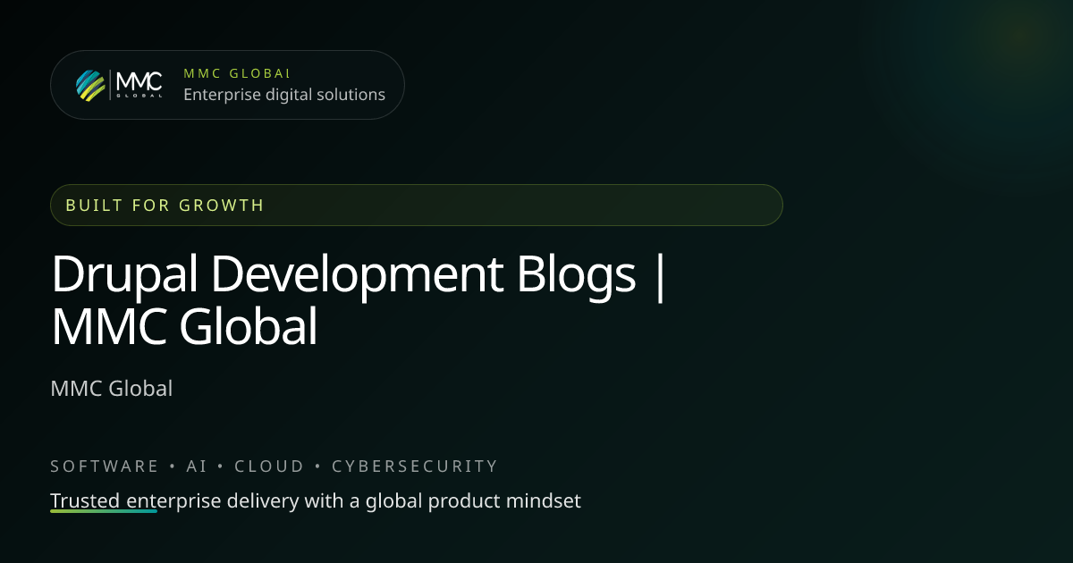 Drupal Development Blogs | MMC Global