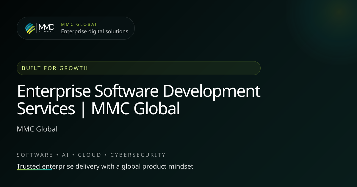 Enterprise Software Development Services | MMC Global