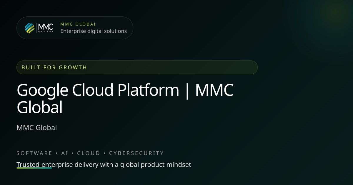 Google Cloud Platform | MMC Global