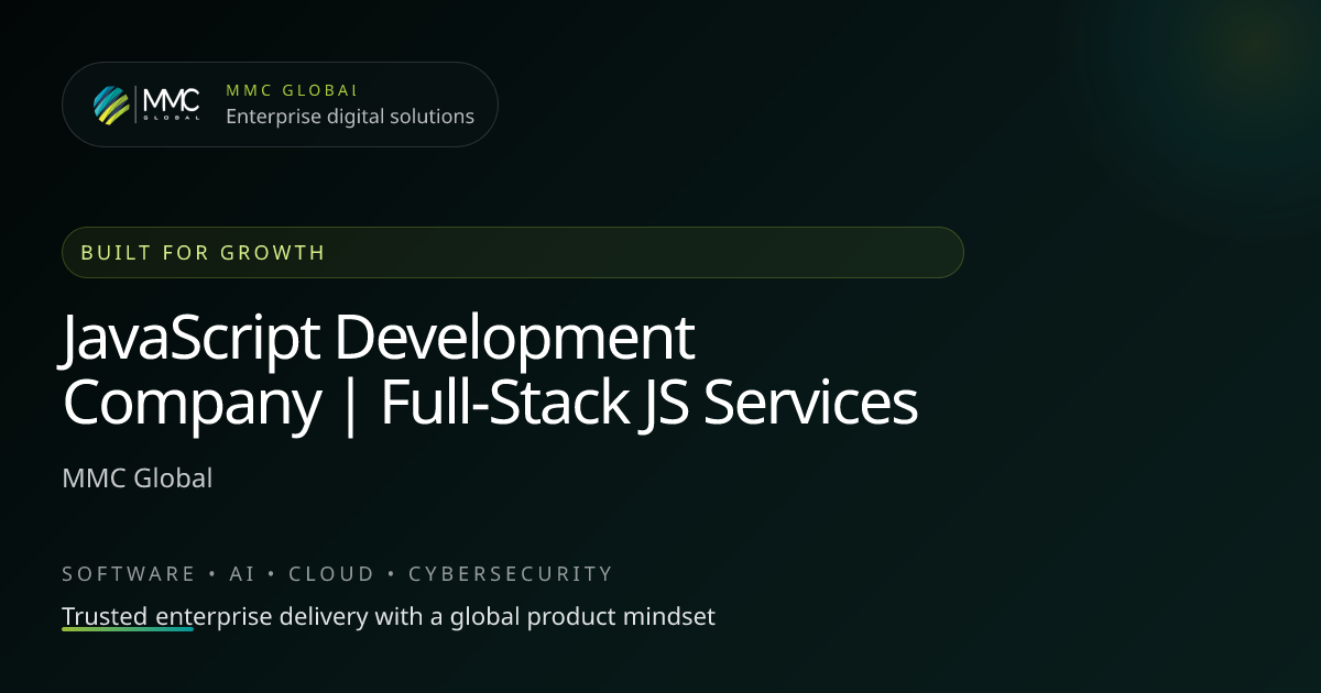 JavaScript Development Company | Full-Stack JS Services