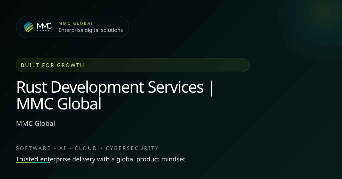 Rust Development Services | MMC Global