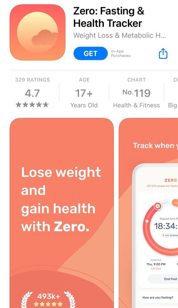 zero Intermittent Fasting apps