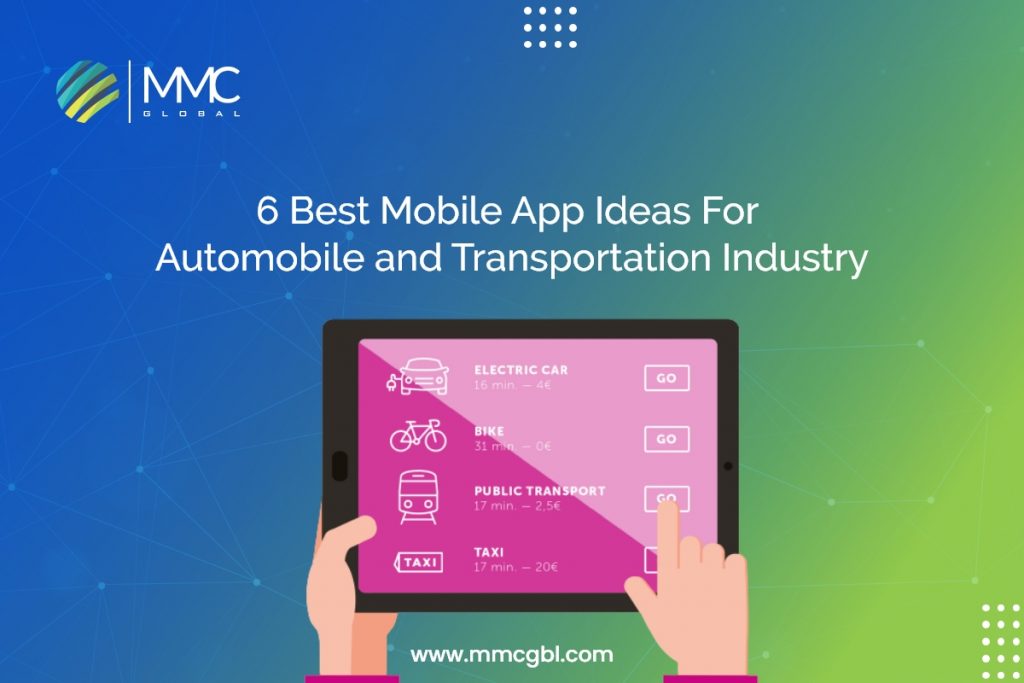 Mobile App Ideas For Automobile and Transportation Industry