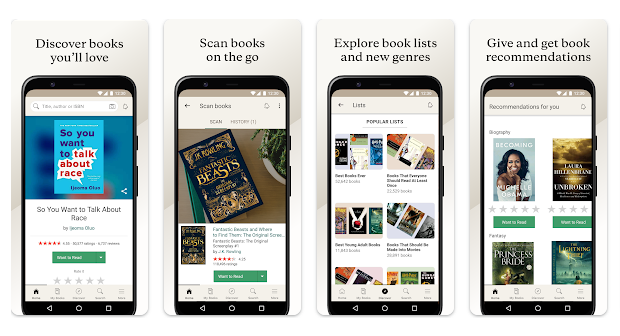 Goodreads book app