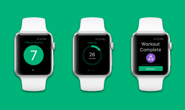minute workout - wearable app development