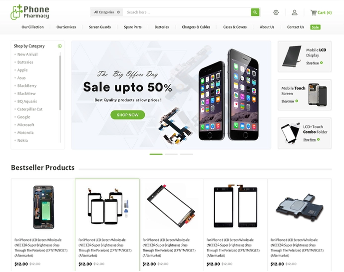 eCommerce store - Mobile Accessories and Hardware