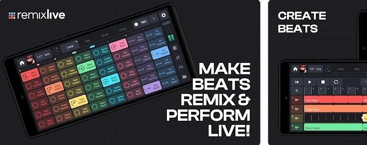 RemixLive- Music, Audio Android app